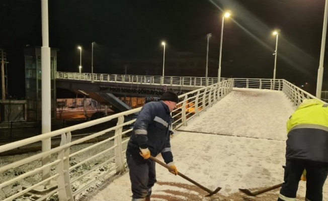 Kocaeli'de yaya güvenliği için üstgeçitlerde çalışma