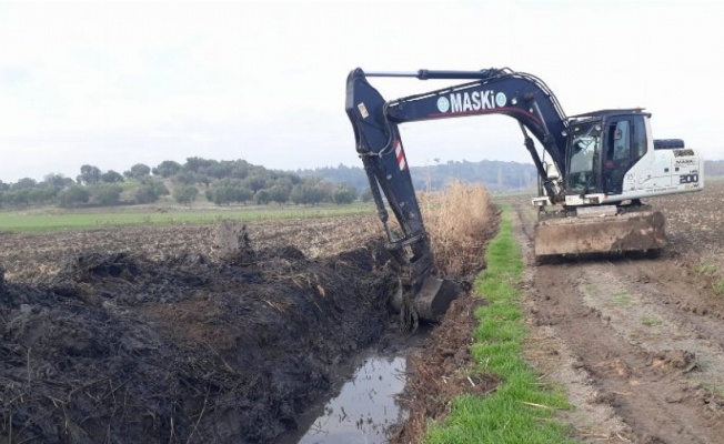 Manisa'da taşkınlara karşı önlem alınıyor 