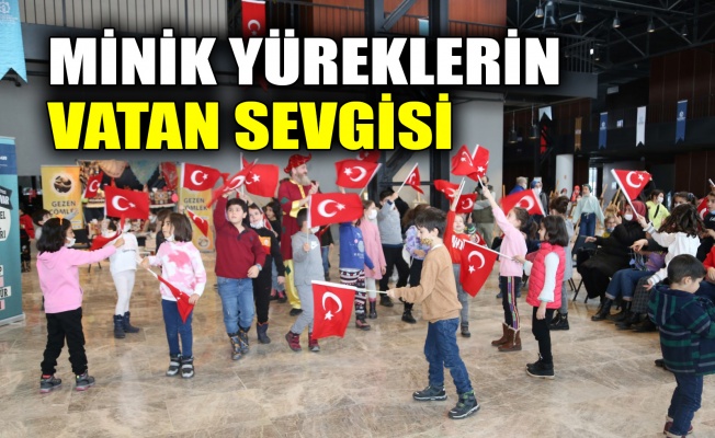 Minik yüreklerin vatan sevgisi