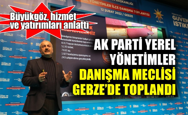 AK Parti Yerel Yönetimler Danışma Meclisi Gebze’de toplandı