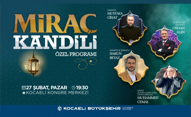 Büyükşehir’den Miraç Kandili Özel Programı