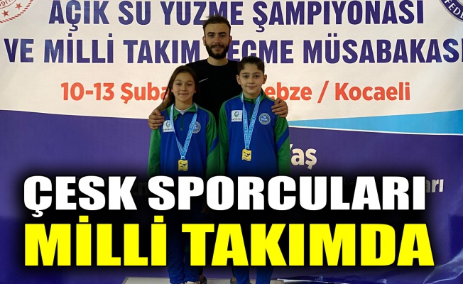 ÇESK sporcuları milli takımda