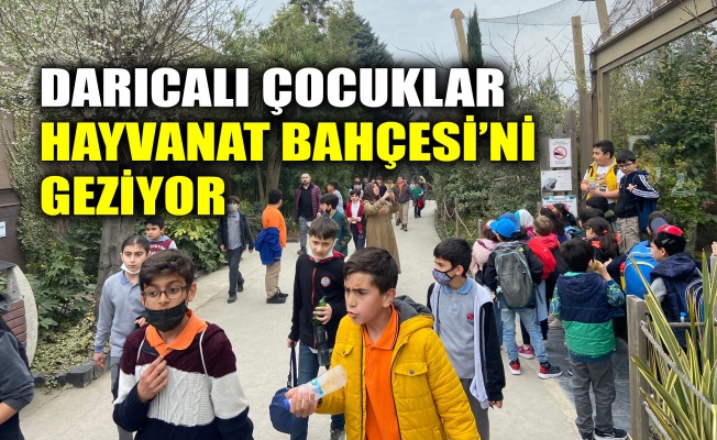 Darıcalı çocuklar Hayvanat Bahçesi’ni geziyor