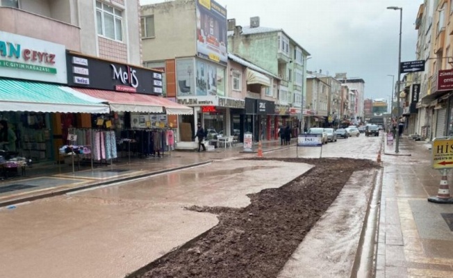 Kocaeli Körfez Ağadere Caddesi'nde altyapı çalışmaları tamamladı 