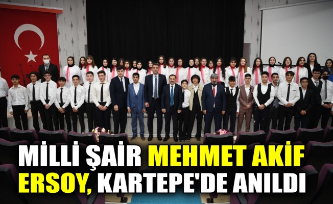 Milli Şair Mehmet Akif Ersoy, Kartepe'de anıldı