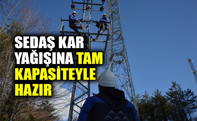 SEDAŞ kar yağışına tam kapasiteyle hazır