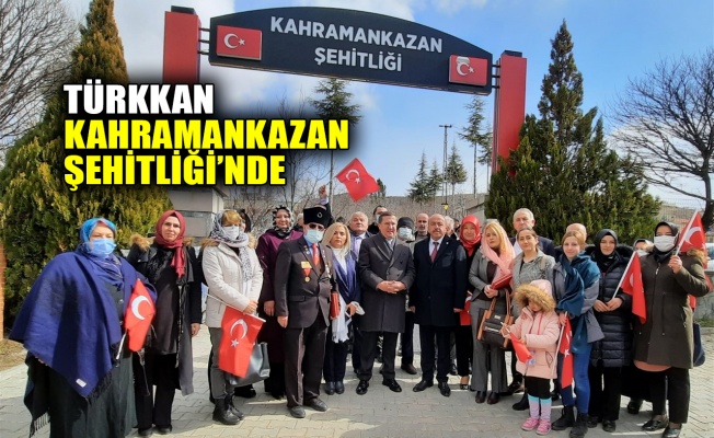 Türkkan, Kahramankazan Şehitliği’nde Anma Töreni’ne katıldı