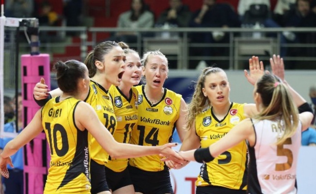 VakıfBank, deplasmanda set vermedi