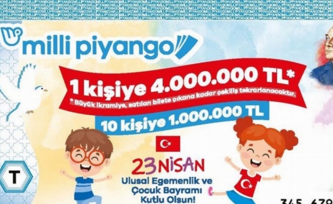 4 milyon TL’lik büyük ikramiye tam bilete çıktı