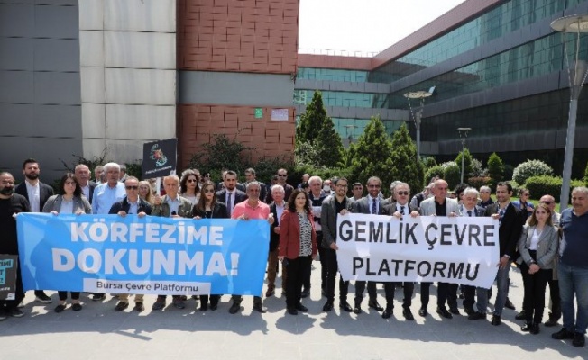 Bursa Gemlik'te 'Körfezime Dokunma' yargıya taşındı