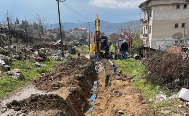 Bursa Orhaneli'nde BUSKİ'den altyapı yenilemesi