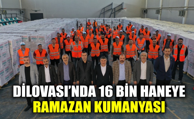 Dilovası’nda 16 bin haneye Ramazan kumanyası