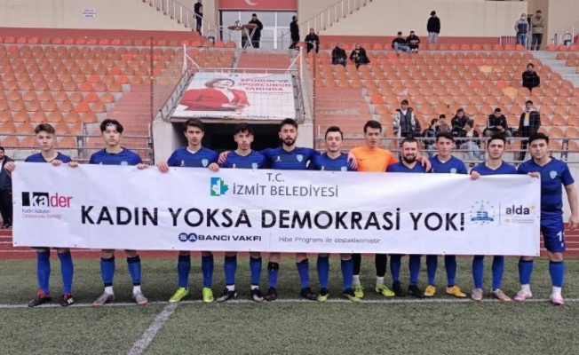 Futbol takımlarından ortak mesaj “Kadın Yoksa Demokrasi Yok”