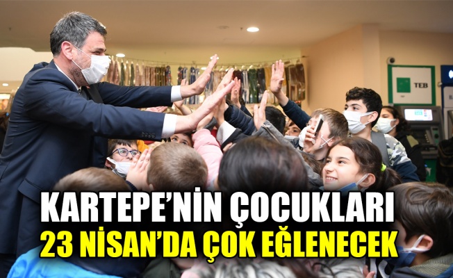 Kartepe’nin çocukları 23 Nisan’da çok eğlenecek