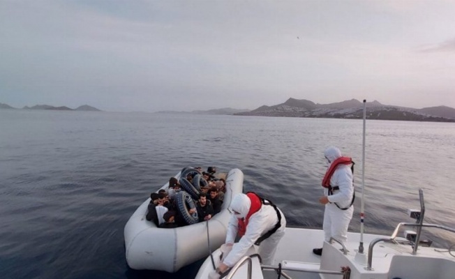 Muğla Bodrum'da 22 düzensiz göçmen yakalandı