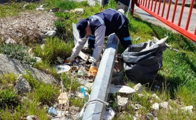 Tekirdağ Malkara'da temizlik çalışmaları devam ediyor