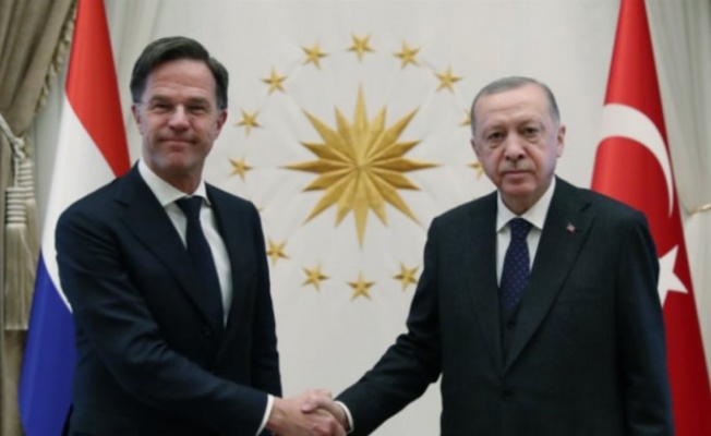 Cumhurbaşkanı Erdoğan Başbakan Rutte ile görüştü