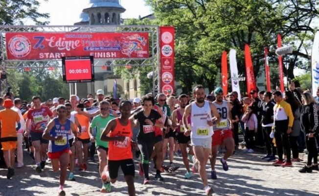 Edirne Maratonu’nda Ahmet Bayram Şampiyon