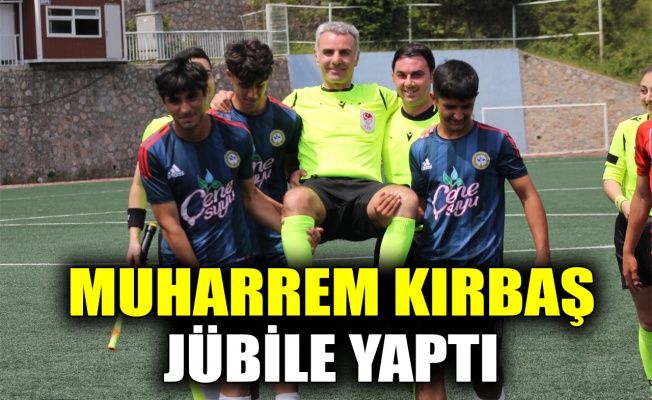 Muharrem Kırbaş jübile yaptı