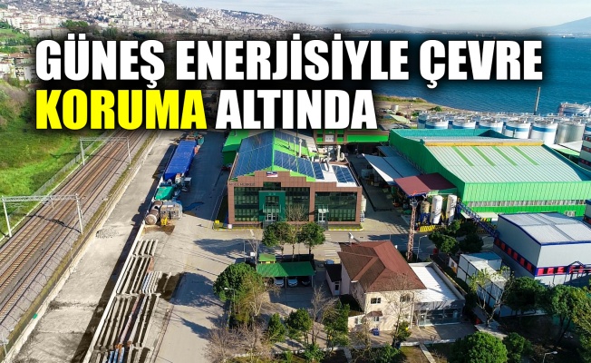 Güneş enerjisiyle çevre Koruma altında