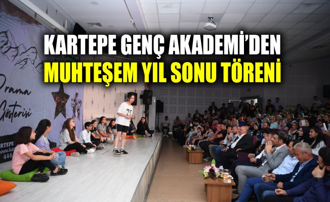 Kartepe Genç Akademi’den muhteşem yıl sonu töreni