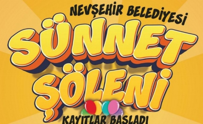 Nevşehir’de sünnet şöleni heyecanı