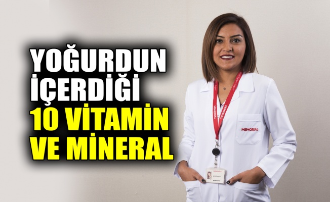 Yoğurdun içerdiği 10 vitamin ve mineral