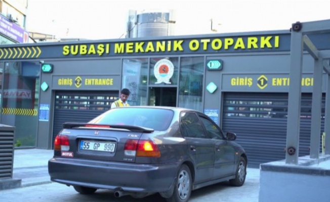 Bu otopark Samsun’a yakıştı