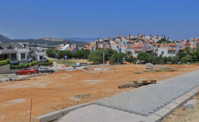 İzmir Güzelbahçe, yeşil alanlara yeni bir park daha ekliyor