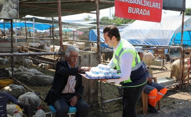 Kurban alanında dondurma imkanı