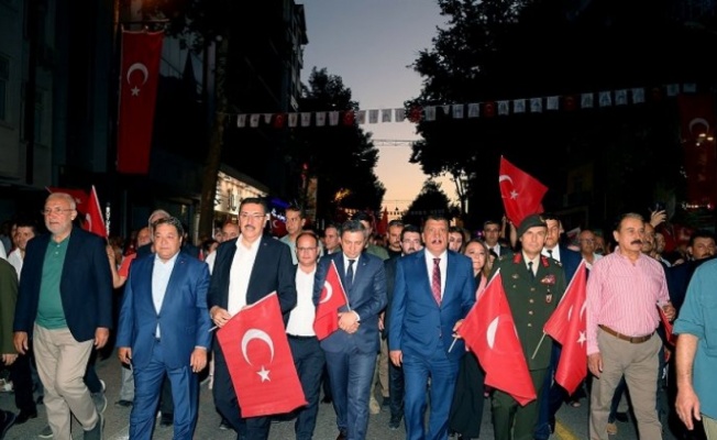 Malatya'da 15 Temmuz'a coşkulu tören