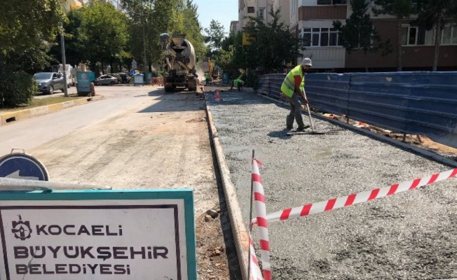 Kocaeli'de Atatürk Bulvarı yenileniyor