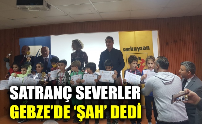 Satranç severler Gebze’de ‘şah’ dedi