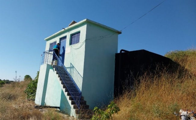 Karayenice'nin içme suyu deposu temizlendi