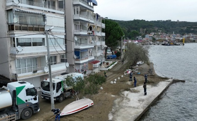 Bursa sahillerinde fırtına teyakkuzu