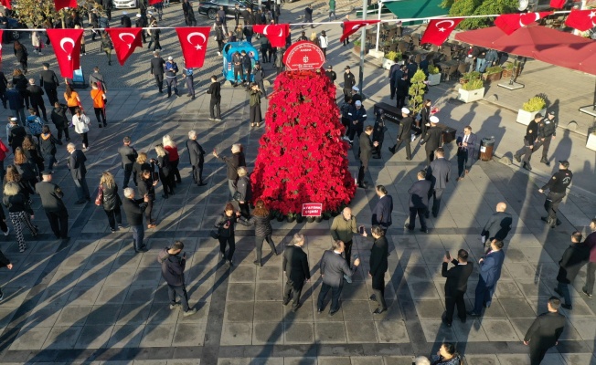 Büyükşehir’den 85. yılda 1085 Atatürk çiçeği