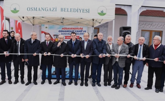 Hüdavendigâr Osmangazi Camii dualarla ibadete açıldı