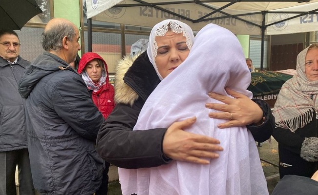 Vefakar başkan ekip arkadaşını sonsuzluğa uğurladı