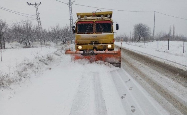 Malatya'da kar mesaisi