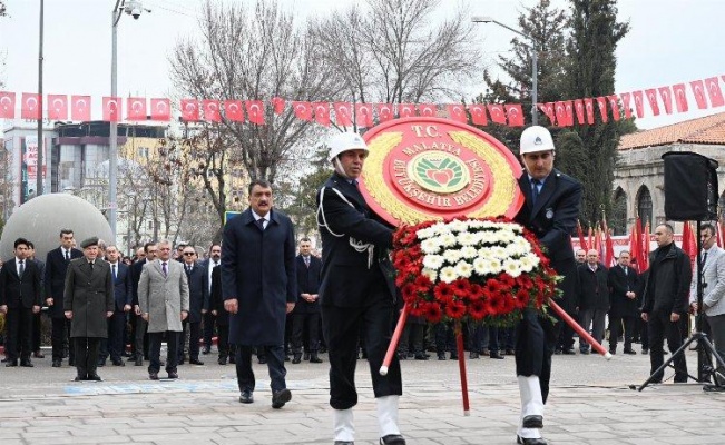 Atatürk’ün Malatya’ya gelişinin 93. yılı için tören yapıldı