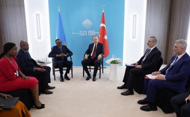 Cumhurbaşkanı Erdoğan, Ruanda Cumhurbaşkanı Kagame ile görüştü