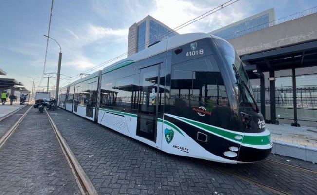 Kocaeli Şehir Hastanesi tramvayında test sürüşü