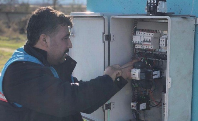 Manisa'da sondaj kuyularının elektrik panoları yenileniyor