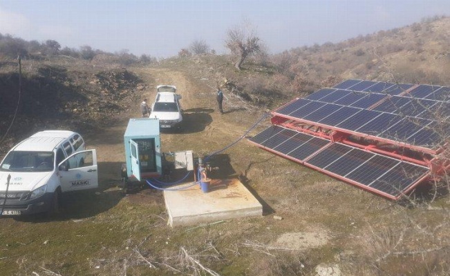 Manisa'da sondaj kuyusuna güneş enerjili çözüm