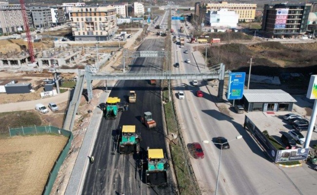 Yeşilova-Solaklar Kavşağı’nda çalışmalar sürüyor