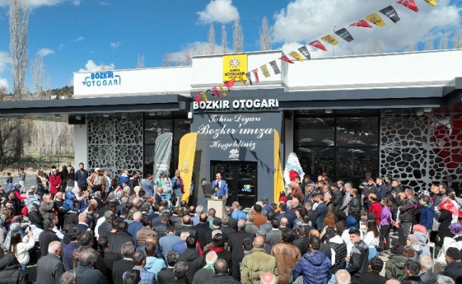 Başkan Altay Bozkır Otogarı ve İtfaiye Merkezi’ni açtı