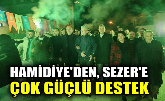 Hamidiye'den, Sezer'e çok güçlü destek