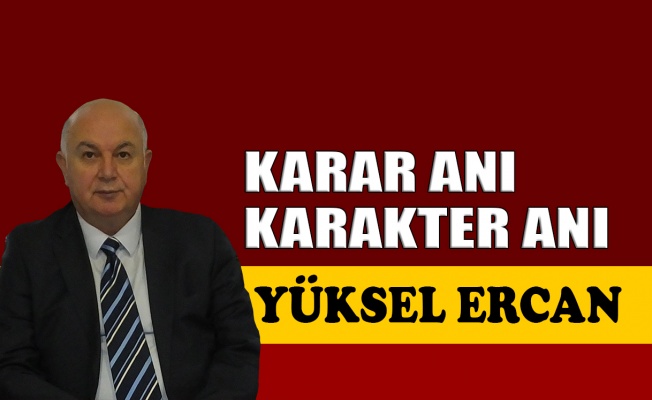 Karar anı, karakter anı