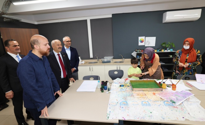 Bilal Erdoğan, Güzide Gençlik Merkezi’ni ziyaret etti