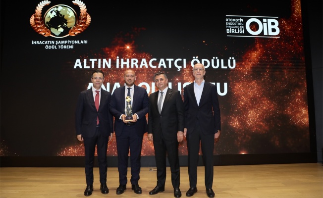 Anadolu Isuzu ihracat başarısıyla aldığı ödüllerine bir yenisini daha ekledi